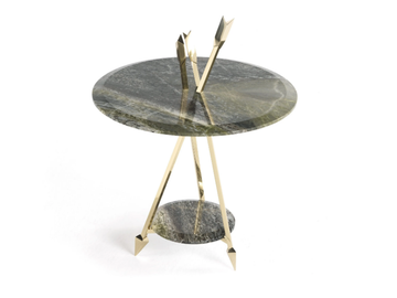 SAGITTA - Round marble side table by ETRO Home Interiors - view 2